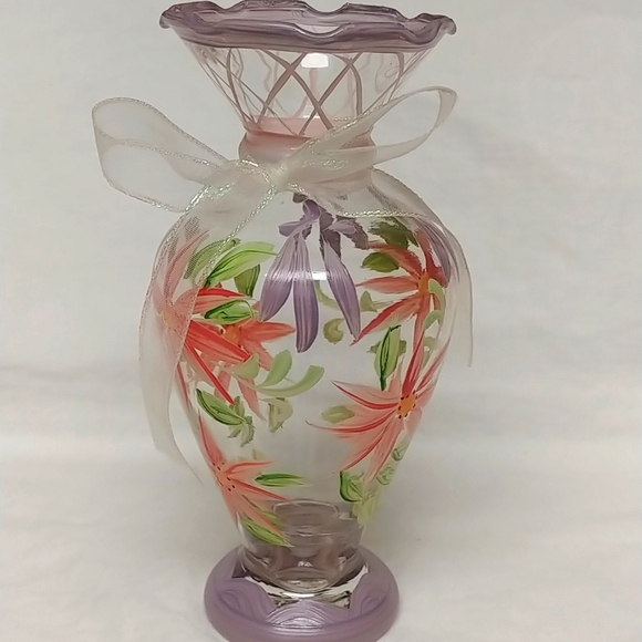 Painted Vase By Tracy Porter - Picture 1 of 9
